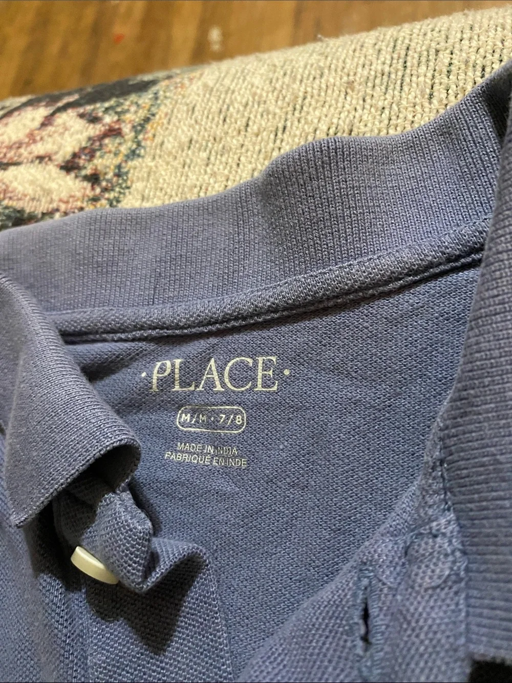The Children's Place Boys Polo Shirt in Slate Blue